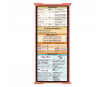 WhiteCoat Clipboard® Trifold - Coral Critical Care Edition